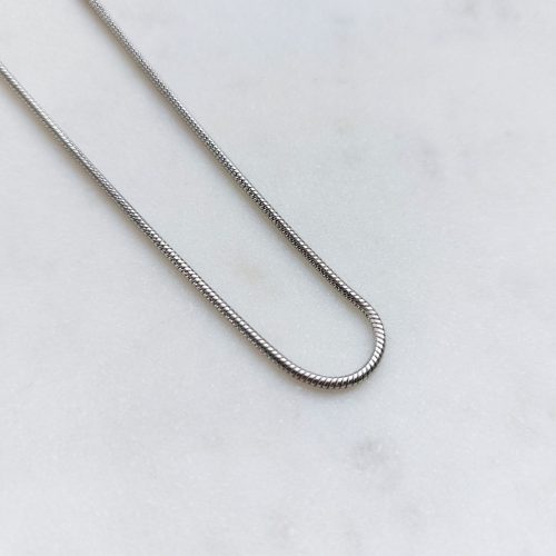 Vékony kígyólánc (1,5 mm) ezüst szín